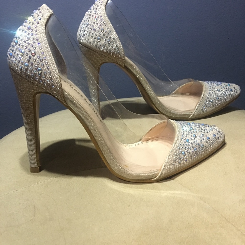 Rhinestone heels